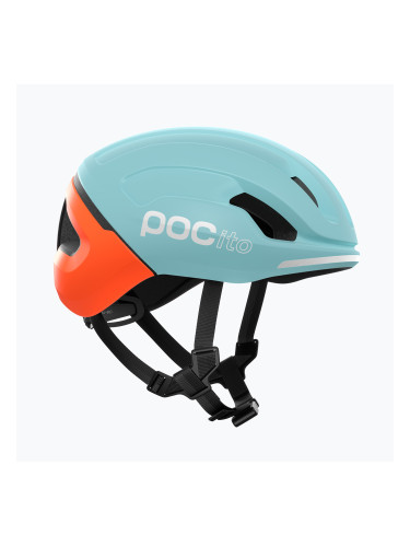 Детска велосипедна каска POC Pocito Omne MIPS Jr indicolite blue matt/carnelian orange matt