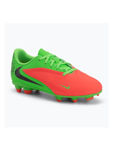 Детски футболни обувки Nike Jr. Phantom 6 Club Erling Haaland MG hot punch/green strike/black