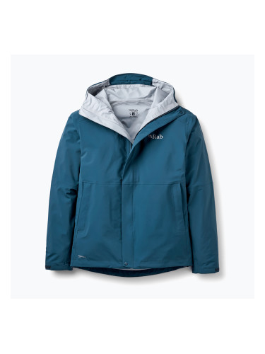Мъжко яке за дъжд Rab Firewall tempest blue