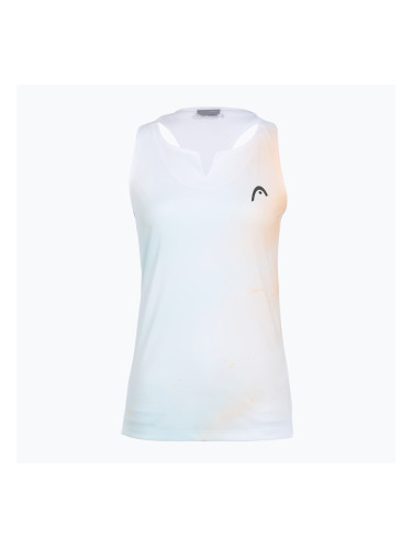 Дамска фланелка за тенис HEAD Agility Tank Top apricot/print vision