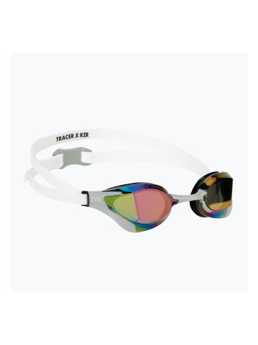 Очила за плуване TYR Tracer-X RZR Mirrored white/grey
