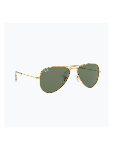 Детски слънчеви очила Ray-Ban Aviator arista gold/dark green