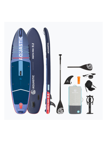 AQUASTIC SUP дъска Perth Pro 11'2" allround тъмно синя