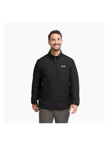 Мъжко ватирано яке Jack Wolfskin Trail Light Ins 2IN1 black