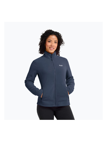 Дамски поларен суитшърт Jack Wolfskin Taunus 100 Full Zip midnight sky