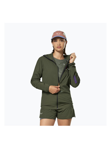 Дамско ветроустойчиво яке Salewa Pedroc Wind HD Light dark olive