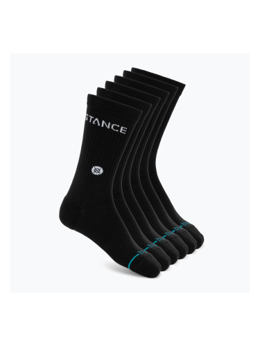 Stance Origin Crew чорапи 6 чифта черни