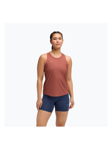 Дамска тениска за бягане HOKA Airolite Tank 2.0 rouge