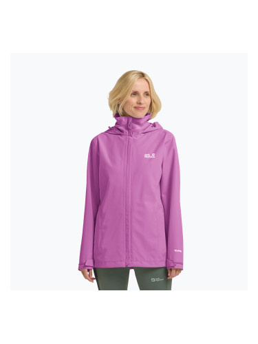 Дамско яке за дъжд Jack Wolfskin Trailtime 2L foxglove