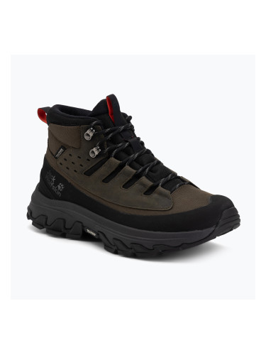 Мъжки туристически обувки Jack Wolfskin Apex Hike Texapore Mid obsidian moss