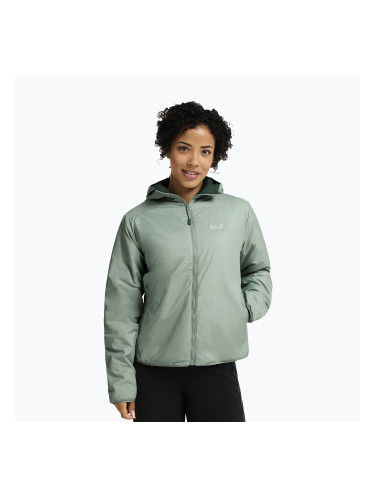Дамско ватирано яке Jack Wolfskin Trail Light Ins 2IN1 green zinnia