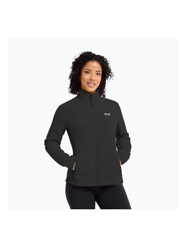 Дамски поларен суитшърт Jack Wolfskin Taunus 100 Full Zip black