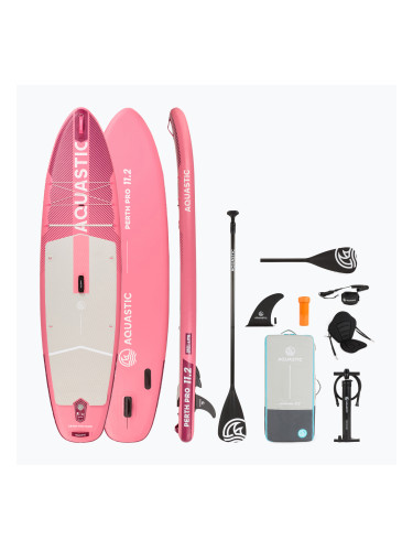 AQUASTIC SUP дъска Perth Pro 11'2" allround pink