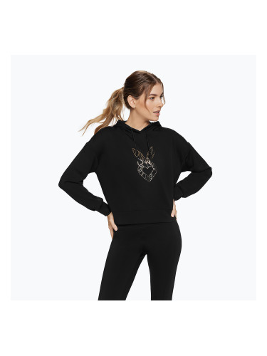 Cardio Bunny Freeze тренировъчен суитшърт за жени черен