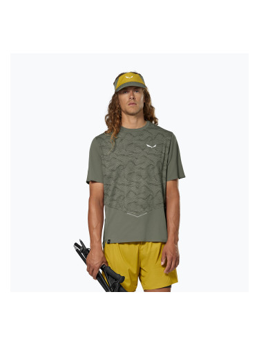 Мъжка тениска Salewa Pedroc Tech Dry faded green
