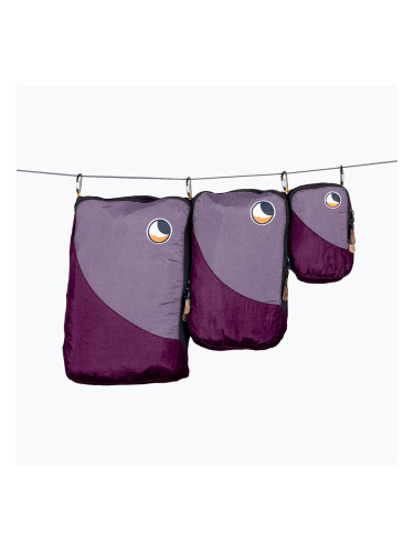 Комплект органайзери Ticket To The Moon Travel Cube Set 3 pcs. plum/lavender