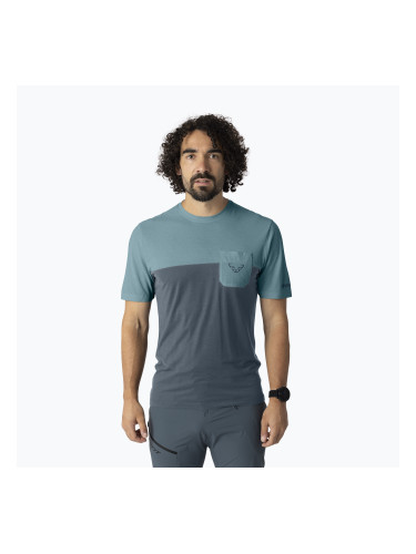 Мъжка тениска за трекинг DYNAFIT Transalper Pocket smoke/blue/0720