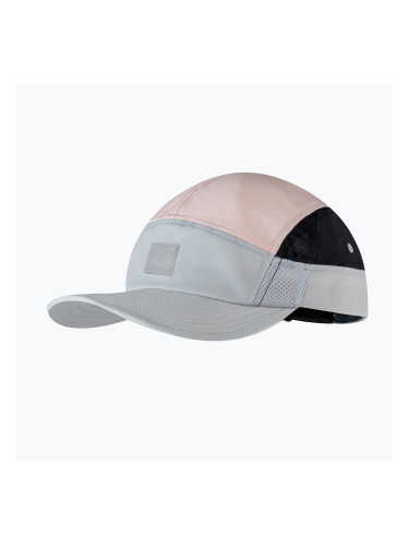 Детска шапка с козирка BUFF 5 Panel Sport domus light grey