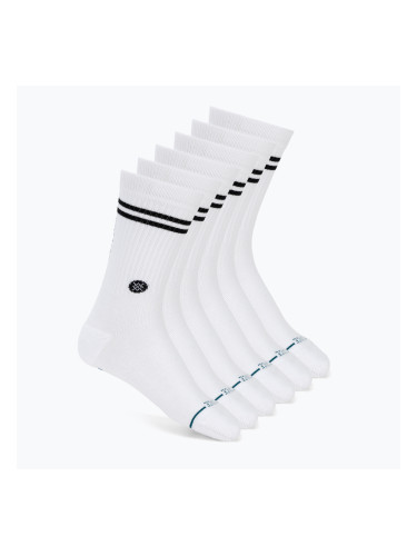 Чорапи Stance Core Crew 6 pairs white