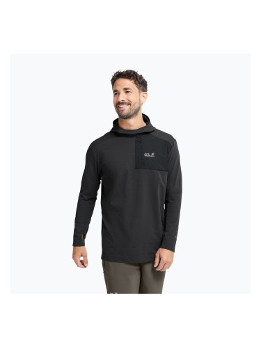 Мъжки суитшърт за трекинг  Jack Wolfskin Sucol Hoody black