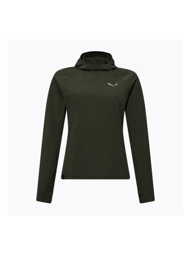 Дамски трекинг суитшърт Salewa Puez Sun Hoodie dark olive