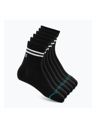 Чорапи Stance Core Quarter 6 pairs black