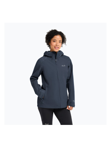 Дамско яке за дъжд Jack Wolfskin Wildbound 2L midnight sky