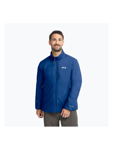 Мъжко ватирано яке Jack Wolfskin Trail Light Ins 2IN1 blue orchid