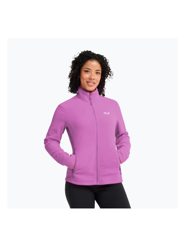 Дамски поларен суитшърт Jack Wolfskin Taunus 100 Full Zip foxglove