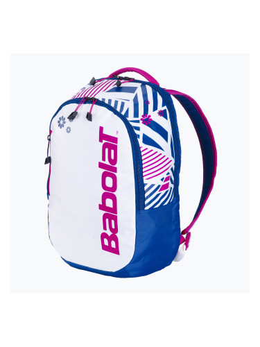Детска раница за тенис Babolat 14 l white/blue
