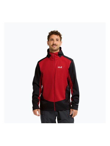 Мъжко софтшел яке Jack Wolfskin Skyvail siren red