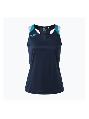 Дамска тениска/фланелка за тенис Joma Terra Tank Top dark navy/turquoise fluor