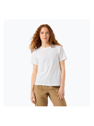 Дамска тениска Arcteryx Kragg Sl Cotton Emblem Crew white light