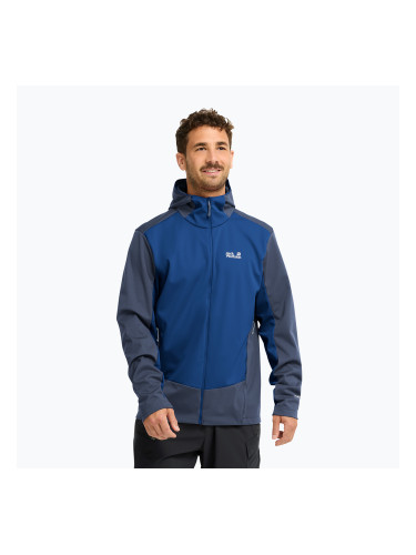 Мъжко софтшел яке Jack Wolfskin Skyvail blue orchid
