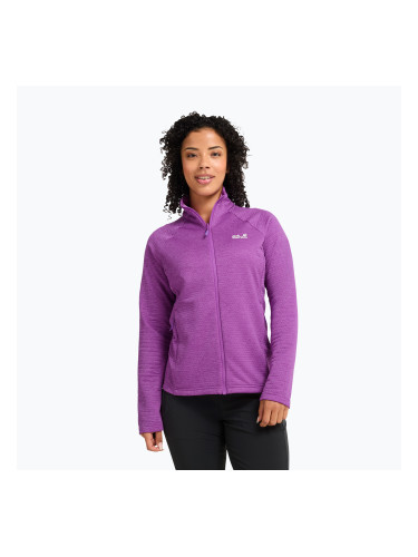 Дамски поларен суитшърт Jack Wolfskin Anytrail Full Zip freesia