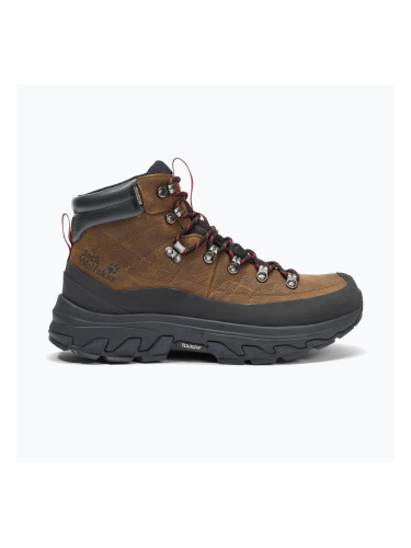 Мъжки туристически обувки Jack Wolfskin Apex Hike Pro Leather Texapore Mid fawn
