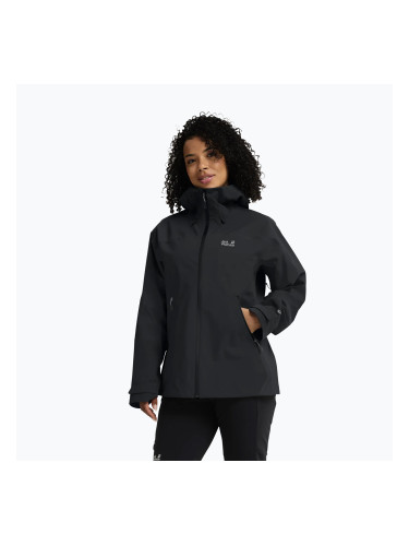 Дамско яке за дъжд Jack Wolfskin Rockpaw 3L phantom
