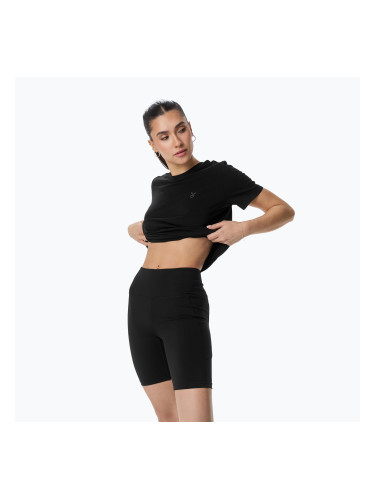 Дамски тренировъчни шорти Cardio Bunny Black biker
