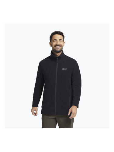Мъжки поларен суитшърт Jack Wolfskin Taunus 100 Full Zip black