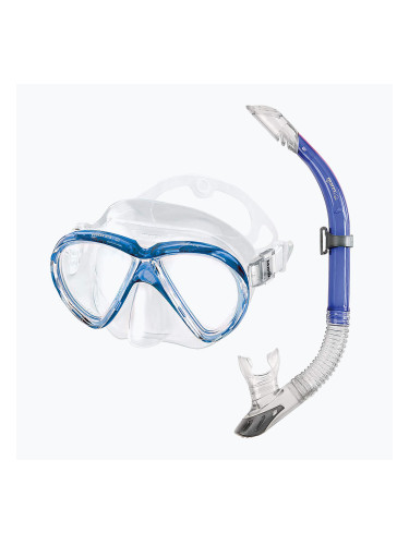 Комплект за шнорхелинг Mares Marea blue reflex/clear