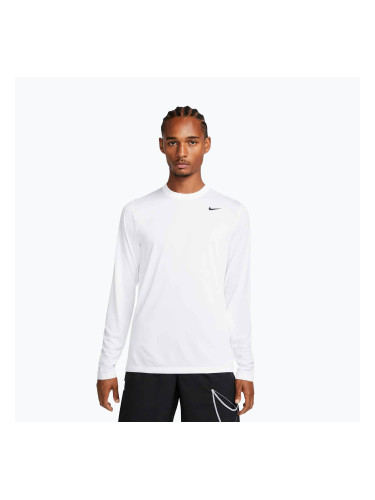 Мъжка блуза с дълъг ръкав за тренировка Nike Dri-FIT Legend white/black