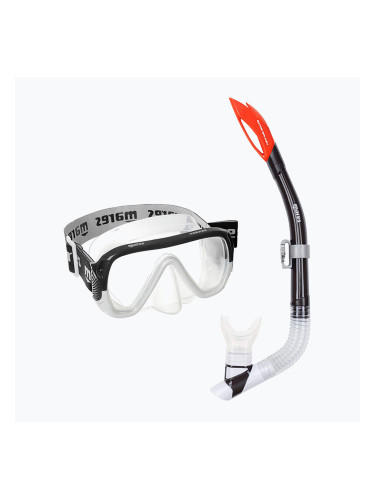 Комплект за шнорхелинг Mares Keewee Splash black/white/clear