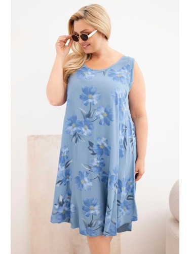Флорална рокля без презрамки на Kesi Włoski