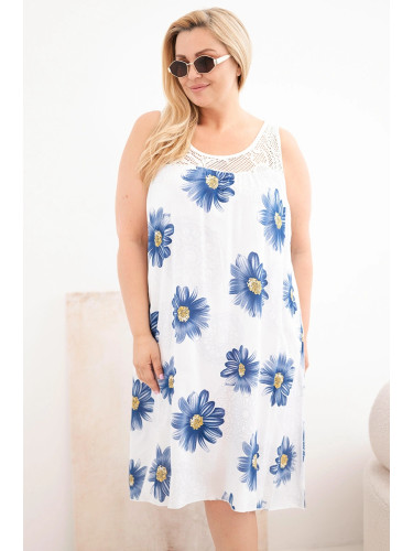 Дамска рокля с големи размери Kesi Włoski с дантела