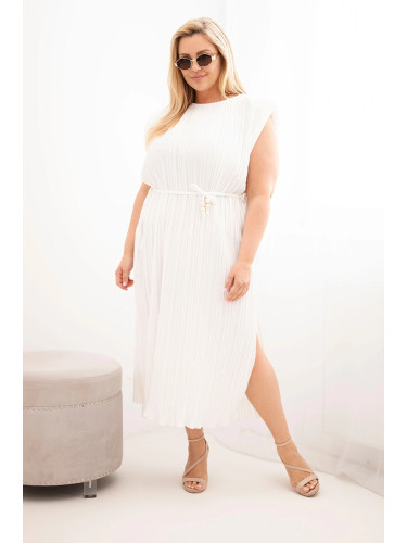 Плисирана рокля Kesi Włoski с колан