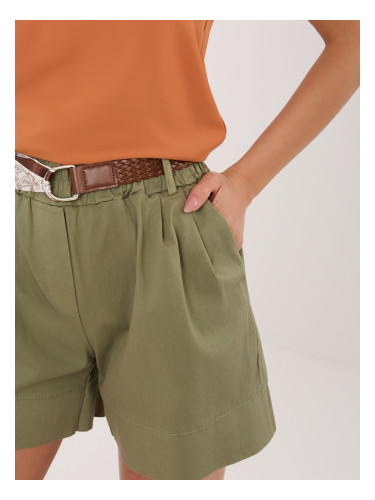 Каки летни шорти с колан