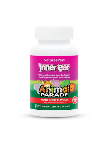 NATURES PLUS - ANIMAL PARADE - При Задна хрема и Ушни инфекции – INNER EAR (90 бр)