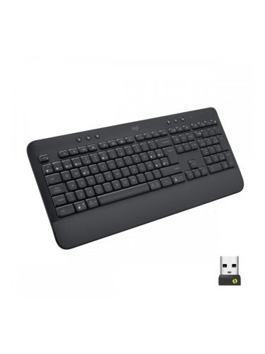 Безжична клавиатура Logitech 920-010917 Испанска Qwerty Черен Сив
