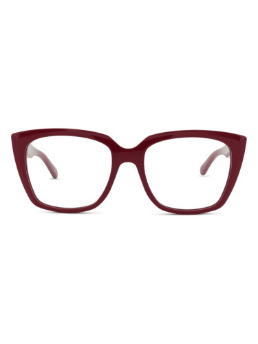 Balenciaga BB0062O 008 53 - диоптрични очила, квадратна, дамски, червени