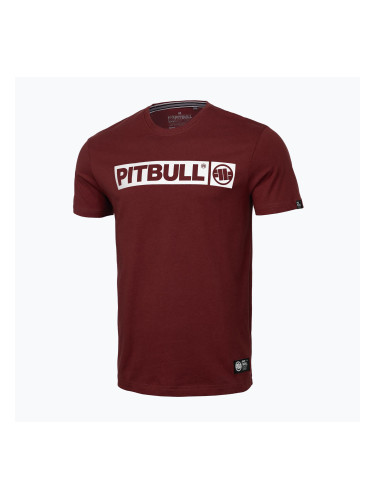Мъжка тениска Pitbull West Coast Hilltop burgundy